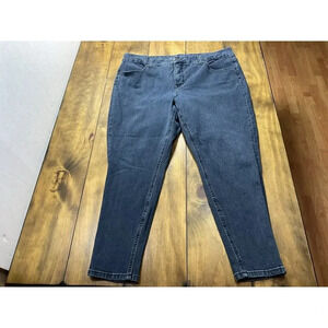 Melissa McCarthy Seven 7 Womens Size 20W Pencil Jeans Dark Wash Denim